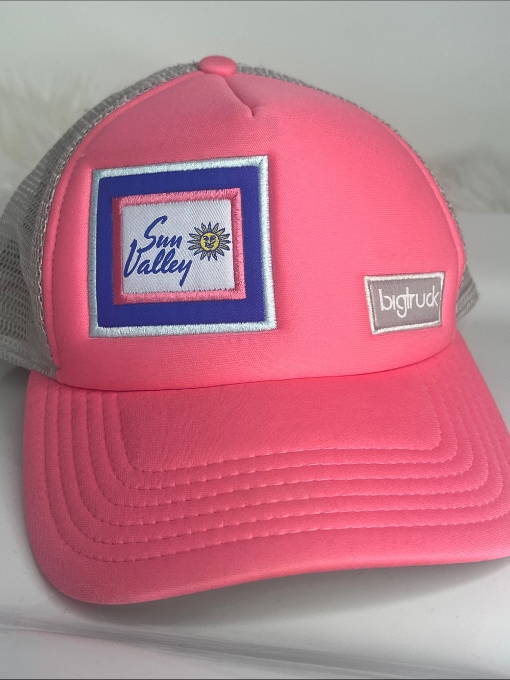 Bigtruck Hot Pink Trucker Hat Sun Valley